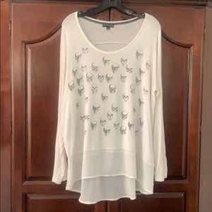 GUC Skulls and hearts top💀❤️